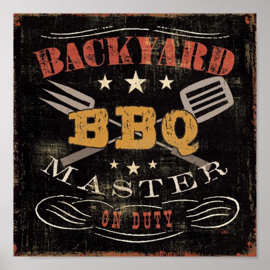 Backyard BBQ Master Poster (Voorkant)
