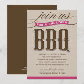 BACKYARD BBQ | PARTIJONDERZOEK KAART (Voorkant / Achterkant)