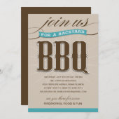 BACKYARD BBQ  | PARTIJONDERZOEK KAART (Voorkant / Achterkant)