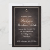 Backyard BBQ Soirée Kaart (Voorkant)