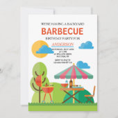 Backyard BBQ Uitnodiging (Voorkant)
