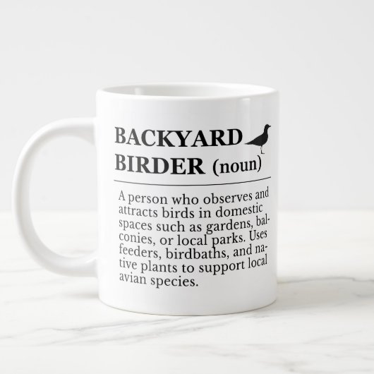 Backyard Birder Definition - Garden Birdwatching Grote Koffiekop (Links)