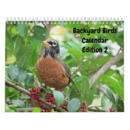 Backyard Birds Calendar - Uitgave 2 Kalender
