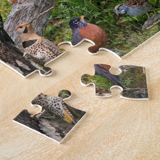 Backyard Birds of Michigan Puzzle Legpuzzel (Zijkant)