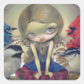 "Backyard Birds" Sticker (Voorkant)