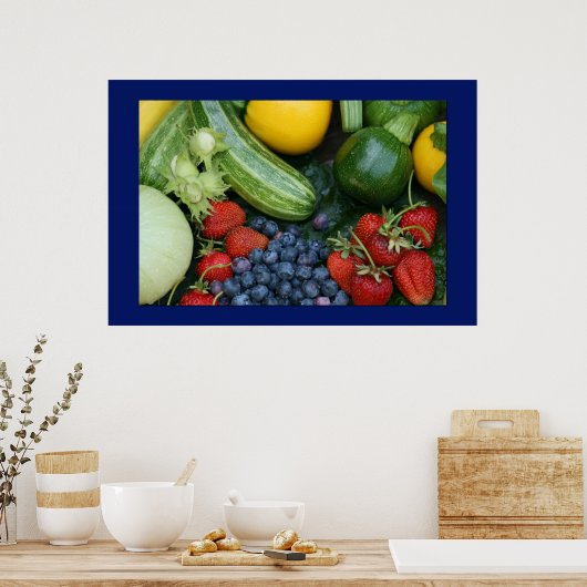 Backyard Bounty Print (Keuken)