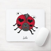 Backyard Buggies ・ glimlachend Ladybug Muismat (Met muis)