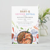 Backyard Cookout Co-ed BBQ Bender Reopenbaart Kaart (Staand voorkant)