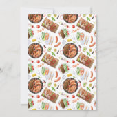 Backyard Cookout Co-ed BBQ Bender Reopenbaart Kaart (Achterkant)