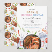 Backyard Cookout Co-ed BBQ Bender Reopenbaart Kaart (Voorkant / Achterkant)