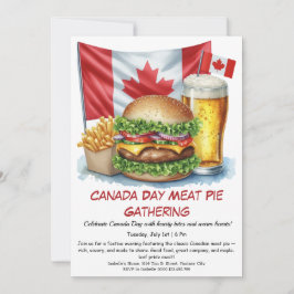 Backyard Cookout met Burgers & Beers | Canada Day Kaart