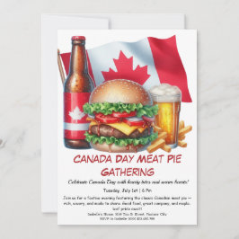 Backyard Cookout met Burgers & Beers | Canada Day Kaart