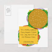 Backyard Cookout Uitnodiging (Voorkant / Achterkant)