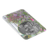 Backyard Flower Garden Painting Uw foto toevoegen Magneet (Rechterzijde)