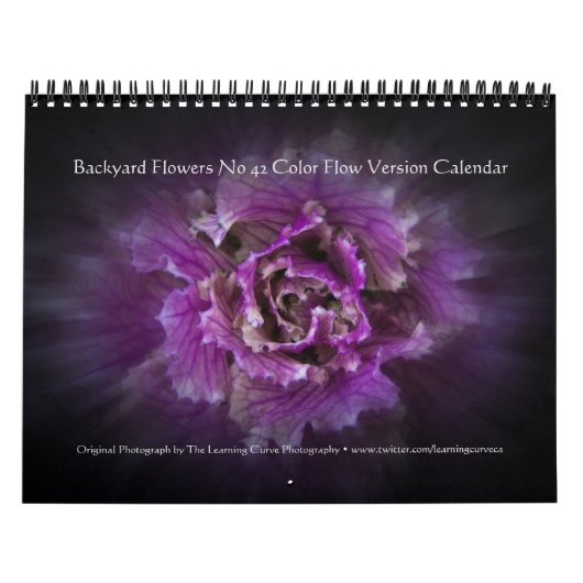 Backyard Flowers No 42 Color Flow Versie Kalender (Hoes)