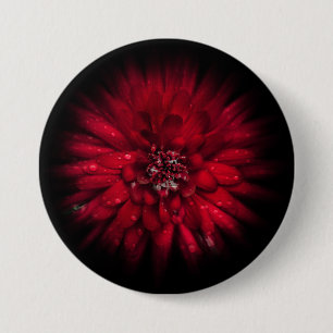 Backyard Flowers No 45 Color Flow Versie Ronde Button 7,6 Cm
