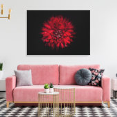 Backyard Flowers No 45 Color Version Canvas Afdruk (Insitu (Woonkamer))