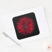 Backyard Flowers No 45 Color Version Vierkante Sticker (Envelop)