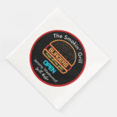 Backyard Grill Master Burgers Papier Servetten (Hoek)