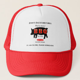 Backyard Grill Master Grilling BBQ Cook Trucker Pet