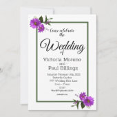 Backyard Lavander Daisy Kaart (Voorkant)