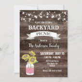 Backyard Picnic Nabuurschap BBQ Kaart (Voorkant)