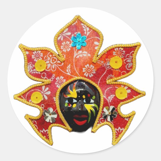 Bacolod City Masskara Festival Ronde Sticker (Voorkant)