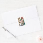 BACOLOD MASSKARA FEEST VIERKANTE STICKER (Envelop)