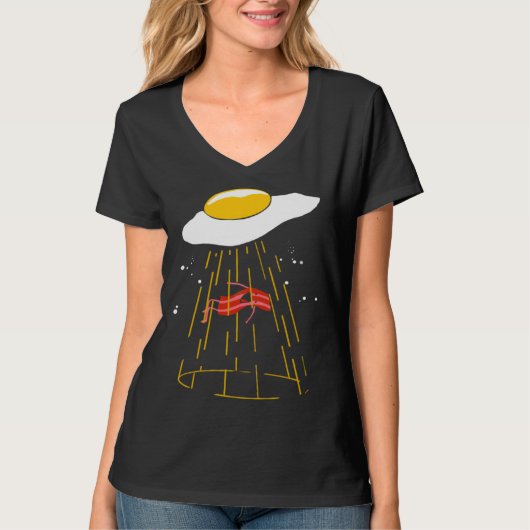 Bacon and Eggs  Alien Kids Egg Crispy T-shirt (Voorkant)