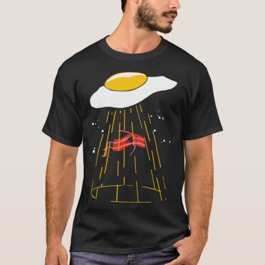 Bacon and Eggs  Alien Kids Egg Crispy T-shirt (Voorkant)