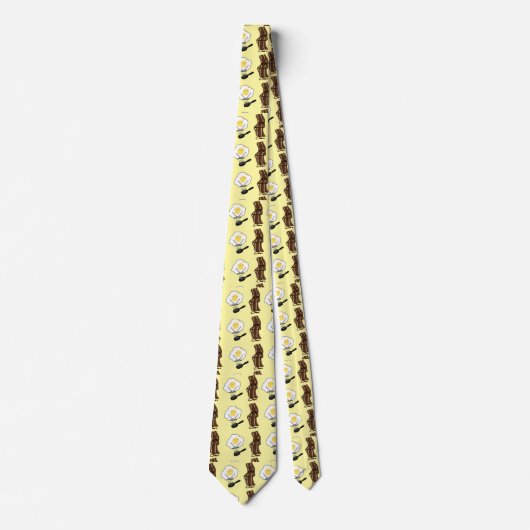Bacon and eggs Necktie Stropdas (Voorkant)