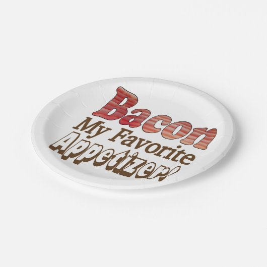 Bacon Appetizer Paper Bord (Gekanteld)