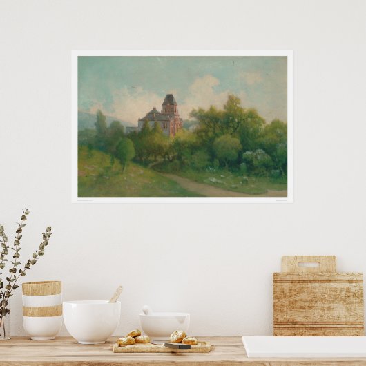 Bacon Art and Library Building, UC Berkeley (1237) Poster (Keuken)