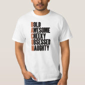 Bacon Attitude T-shirt (Voorkant)