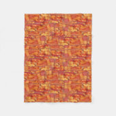 Bacon Background Pattern, Funny Fried Food Fleece Deken (Voorkant)