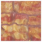 Bacon Background Pattern, Funny Novelty Food Stof (Close Up)