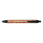 Bacon Background Pattern Zwarte Inkt Pen (Achterkant)