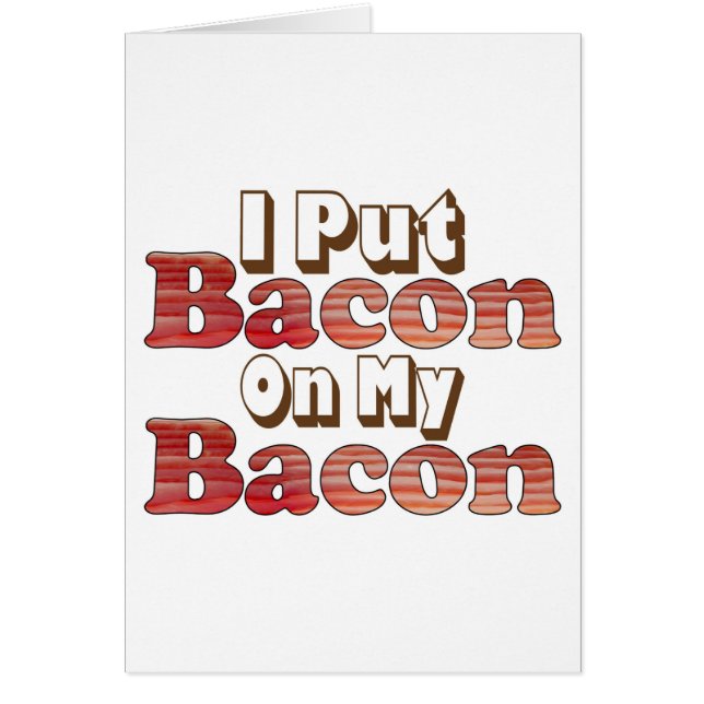Bacon Bacon (Voorkant)