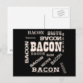 Bacon Bacon Bacon Bacon Briefkaart (Voorkant / Achterkant)