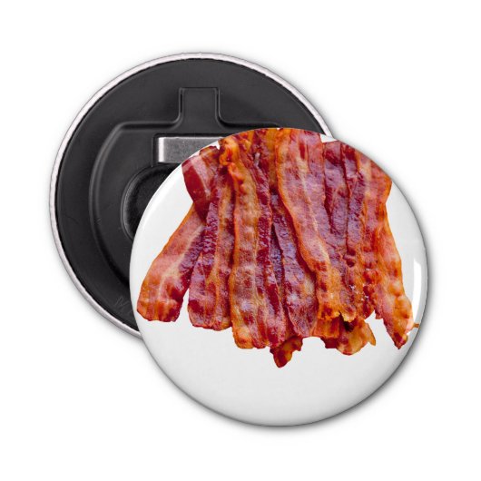 Bacon Bacon Bacon Bacon Button Flesopener (Voorkant)