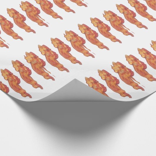 Bacon Bacon Bacon Bacon Cadeaupapier (Hoek)