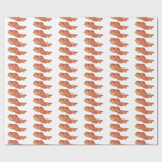 Bacon Bacon Bacon Bacon Cadeaupapier (Vlak)