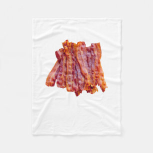 Bacon Bacon Bacon Bacon Fleece Deken