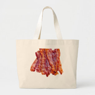 Bacon Bacon Bacon Bacon Grote Tote Bag