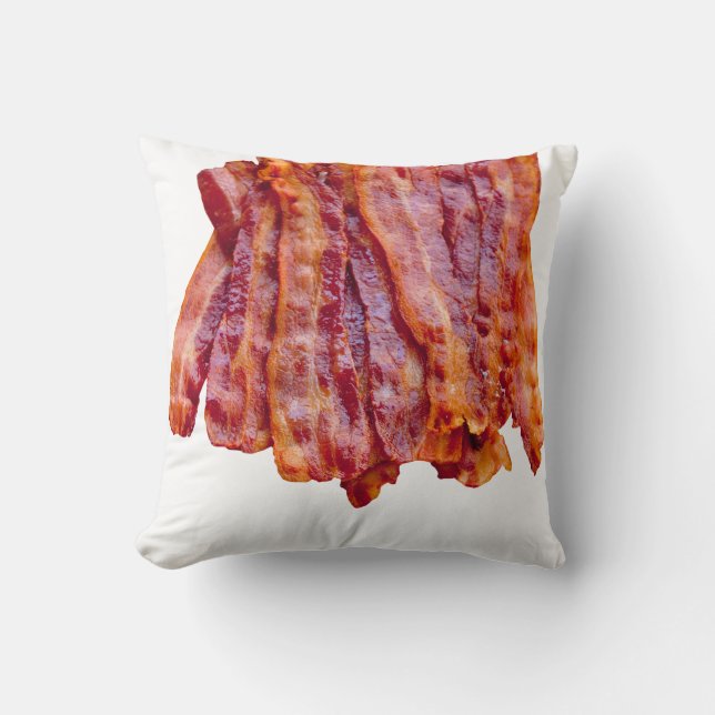Bacon Bacon Bacon Bacon Kussen (Voorkant)