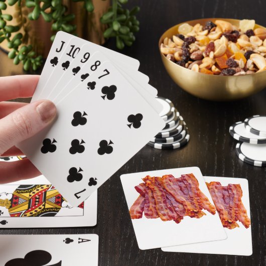 Bacon Bacon Bacon Bacon Pokerkaarten (Insitu)