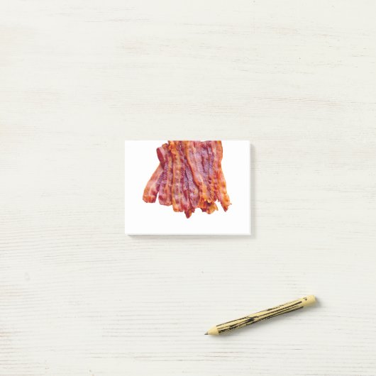 Bacon Bacon Bacon Bacon Post-it® Notes (Op bureau)