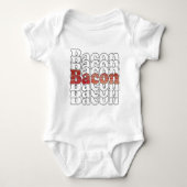 Bacon Bacon Bacon Bacon Romper (Voorkant)