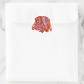 Bacon Bacon Bacon Bacon Ronde Sticker (Tas)