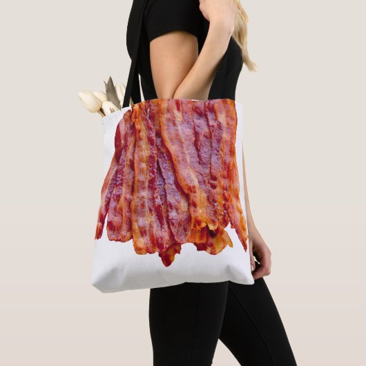 Bacon Bacon Bacon Bacon Tote Bag (Dichtbij)